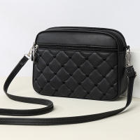 Bolso cuadrado pequeño con bandolera para mujer, nuevo diseño acolchado, bandolera de cuero de PU, bandolera versátil - details 5