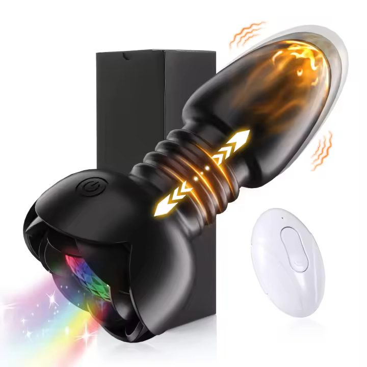 Vibrador Anal Réptil Telescópico 10 Modos de Vibración Masajeador Prostatal Inalámbrico - 1
