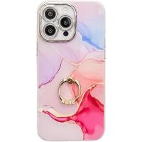 Funda de lujo con marco chapado y pintado de mármol IMD para iPhone 16 Pro Max 15 Pro 14 Pro - details 9