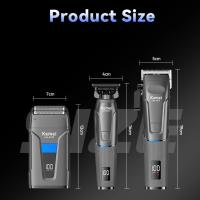Kemei-cortadora de pelo profesional para peluquero, juegos de recortadoras inalámbricas, afeitadora de lámina para hombre, Máquina para cortar cabello, Kit de aseo eléctrico - details 7