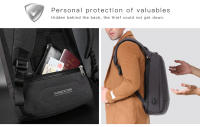 Mochila para Hombres Kingsons con Carga USB y Funcionalidad de Moda Resistente a la Fraudulencia para Laptops de 13 a 15 Pulgadas - details 9