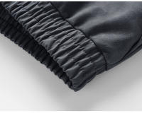 Outdoors Simplicity Solid Man Fashion Jacket Spring Autumn Retro Style Flip Collar Leather Jacket New Leisure Port Wind Coat Man - details 10