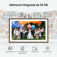 ARZOPA 15,6 pulgadas 1920 x 1080 FHD IPS marco de fotos Digital electrónico pantalla táctil transferencia instantánea fotos vídeos para regalo D15 - details 10