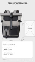 Mochila de Viaje Unisex Moda Sencilla Lineda de Poliéster Exterior de Nylon - details 10