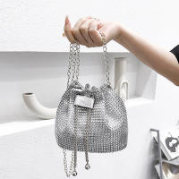 Bolsos cruzados con forma de cubo de diamantes de imitación para mujer, bolsos de hombro brillantes, bolsos de cadena, bolsos de almacenamiento de fiesta de noche - details 13