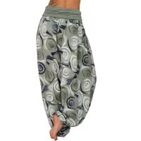 Pantalones sueltos para mujer Pantalones de pierna ancha con cintura Pantalones harén sueltos - details 19