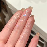 Paleta de Sombras de Ojos Brillantes de 9 Colores Destacado de Tónico Frio Champán Pink Pearly - details 3