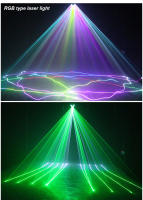 Proyector láser de escáner de línea de haz RGB de doble lente para discoteca, lámpara DMX512, adecuado para discoteca, DJ, fiesta, boda, bar, luz de escenario - details 13