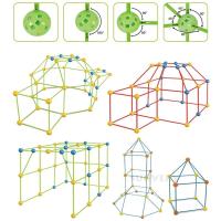 Kids forts building kit Construction Fortress Child Game Tents Fort Build Kid DIY 3D Assemble Tent Toy Gift for Kids - details 6