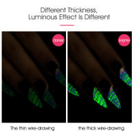 ROSALIND Gel de uñas Spider luminoso, Gel semipermanente, barnices híbridos, pegatinas Web, Base superior para manicura, 5ML - details 6