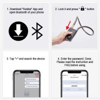 Cerradura de Bicicleta Bluetooth con Alarma Inteligente Control APP Vibración Antirrobo para Motocicleta Bicicleta con Alarma de 110dB - details 6