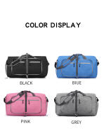 1 bolso plegable, bolso de fitness de gran capacidad, bolso de viaje unisex, bolsa de almacenamiento multifuncional - details 14