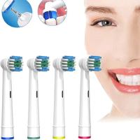 4 Pcs/Pack Electric Toothbrush Replacement Head Soft Dupont Bristle Tooth Brush Heads For Oral B Toothbrush Nozzles SB-17A - details 0