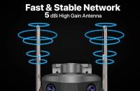 Cámara de Seguridad HD 12MP ICSEE Visión Nocturna Seguimiento Automático Apróximate Impermeable - details 5