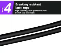 Kit de barra de Pilates portátil, banda de resistencia, palo de Yoga y Pilates, barra de ejercicio de Yoga, lazo para el pie para estiramiento de Yoga, esculpir, torsión, abdominales - details 7