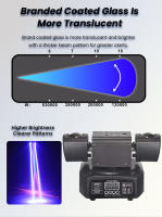 Luz de Fiesta DJ de 36W Haz de Luz Móvil con 2 Brazos en Forma de Lyre RGBW - details 3
