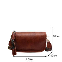 Bolso de Hombro Vintage para Mujeres Estilo de Lujo Bolso Cruzado de Cuero PU Estilo Mensajero Para Damas Bolso de Mano - details 22