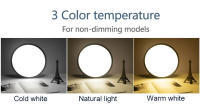 Luz LED de techo moderna, lámpara de modelo inteligente, 24W, 28W, 38W, 48W, 220V, aplicación de Control remoto, Lustre, decoración del hogar, sala de estar, dormitorio, cocina - details 11