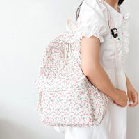 Mochila escolar coreana para estudiantes, mochilas florales blancas para niñas adolescentes, mochila Linda para mujeres, bolsa para libros de marca, mochila de nailon - details 8