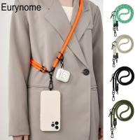 Cordón para teléfono ajustable de 1 Cm de diámetro, funda Universal para exteriores, bandolera, cordón para el cuello, Clip para colgar, correa de muñeca antipérdida - details 0