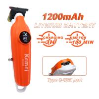 Kemei 2362 cortadora de pelo profesional Zero Gapped para hombres, cortadora de pelo superhidrofóbica con nanorecubrimiento, máquina para cortar cabello - details 3