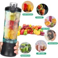 Batidora Portátil de 600ml, minilicuadora Recargable Para el Hogar, la Oficina, el Camping y Los Viajes - details 6