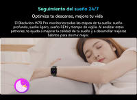 Blackview W70 Pro Sport Smartwatch, pantalla HD de 2.01'' TFT reloj inteligente resistente para exteriores con iluminación LED de emergencia, llamadas Bluetooth, brújula - details 26