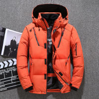 Chaqueta de plumón con capucha para hombre, cálida, gruesa, talla grande - details 2