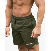 Pantalones Cortos de Correr Frescos de Hielo de Secado Rápido Delgados para Entrenamiento de Fitness de Verano Elásticos Rectos para Hombres - details 3