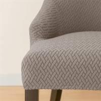 Funda elástica para silla de comedor, fundas para sillas de LICRA Jacquard, respaldo alto elástico, sillones inclinados, para cocina de Hotel, 1 ud. - details 29