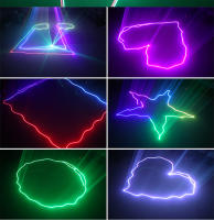 Proyector de escaneo láser de animación RGB a todo Color, 500MW, controlador DMX512, iluminación de escenario para discoteca, Bar, fiesta, DJ, boda, KTV - details 11
