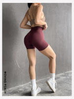 Movimiento de mujeres Yoga sin pantalones cortos de cintura alta Pantalones de deporte Fitness gran elasticidad transpirables cortos APJ - details 13