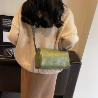 Bolso pequeño Vintage de cuero PU para mujer, bandolera con almohada Boston, diseño de lujo, bolso de hombro de diseñador - details 8