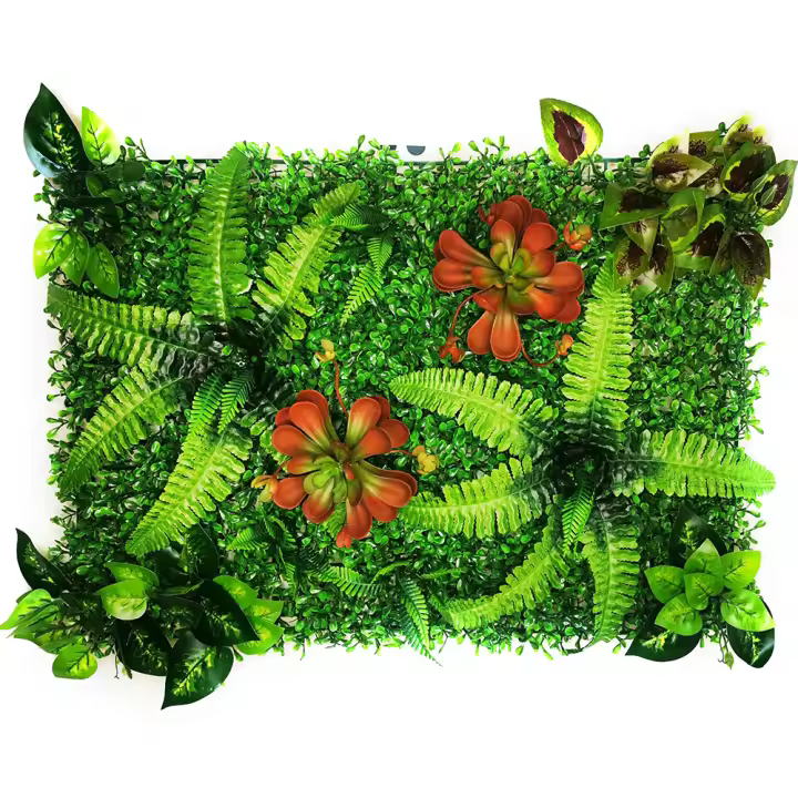 Decoración de Pared de Césped Artificial Turf de Pared de Musgo Decoración de Jardín Trasero DIY - 1