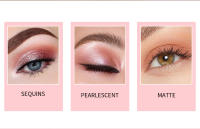 Sombra de Ojos Líquida Brillante Monocromática Barra de Maquillaje de Lentejuelas Doradas y Moradas para Realzar la Piel Impermeable y Brillante - details 6