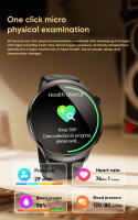 VALDUS 2025 Nuevo VE57 Pro Smartwatch Hombres Mujer Bluetooth Llamada ECG Temperatura Glucosa en sangre Frecuencia cardíaca Detección de salud AMOLED Compatible Android IOS Smartwatch - details 4