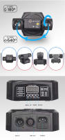 Luz de Fiesta DJ de 36W Haz de Luz Móvil con 2 Brazos en Forma de Lyre RGBW - details 2