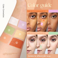Corrector de Maquillaje Nude Crema Líquida para Control de Aceite y Iluminación de la Piel - details 3