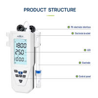 Medidor de PH portátil LCD Digital Probador de Calidad del Agua medidor de acidez analizador de PH de laboratorio 0-14pH -2-18pH prueba para agua de acuario - details 1