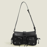 Bolso gótico Punk para mujer, bandolera de hombro, diseño de moda, cuero PU, Vintage, pequeño, Tote - details 6