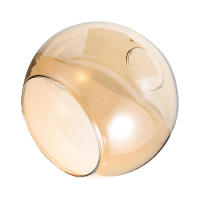 Reemplazo de pantalla de lámpara de globo de vidrio E27, cubierta de pantalla de lámpara de vidrio ámbar transparente E26, apertura de 43mm y 46mm para decoración de accesorios de iluminación - details 3