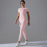 Hamidou Conjunto Deportivo Top de Yoga de Cintura Alta y Pantalones de Yoga - details 26