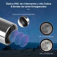 Lente Barlow SVBONY SV216 1.25" 2X para Fotografía Planetaria/Lunar/Solar con Aumento Constante 2X Ideal para Cámaras y Drones - details 3