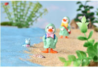 Figuras DIY, manualidades, juguetes, miniaturas, modelo bonito, adorno de pato, Mini decoración de paisaje de resina para decoración del hogar, suministros, regalos - details 5