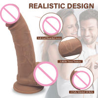 Leten Pene Realista Gran Pene Suave de Silicona Artificial con Ventosa - details 0