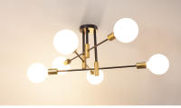 Lámpara de techo nórdica moderna, accesorio de iluminación colgante para interior, comedor, sala de estar, E27 - details 6