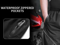 Pantalones de Lluvia para Motocicleta WOSAWE Impermeables, Secado Rápido, Ajuste Recto, Cintura Elástica para Hiking, Camping, Trekking - details 8