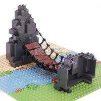 Set de Puente de Bloques MOC Montaña Jungla Bosque Construcción Kit de Modelo de Partes de Bloques - details 3