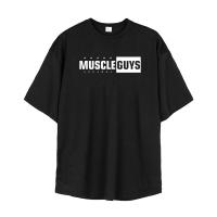 New Men Oversized T-shirt Gym Fitness Loose Comfortable T Shirt Summer Breathable Short Sleeves Mesh Quick Dry Workout Shirts - details 10