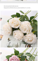 Flores artificiales de seda, ramo de ramas largas para decoración del hogar y boda, plantas falsas, suministros de corona DIY, accesorios - details 8